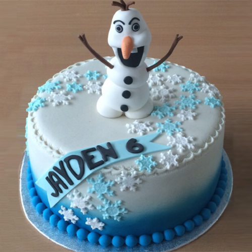 frozen3 Frozen taart 3 - Afbeelding 1